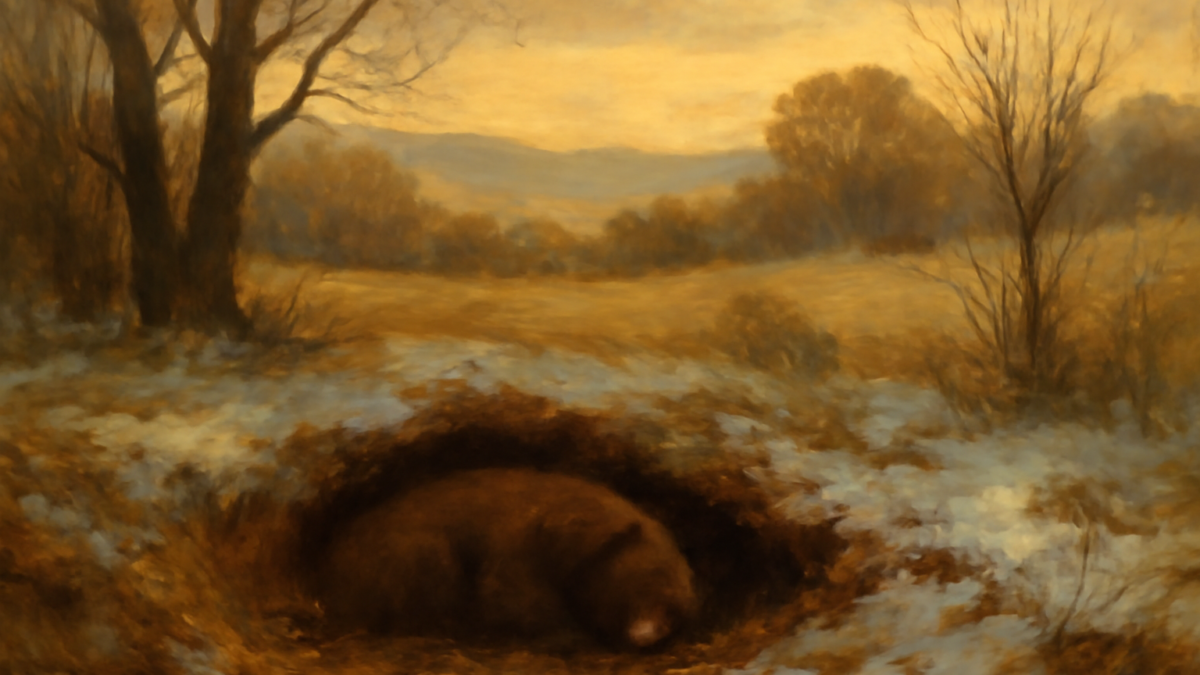 Perhaps I am a bear, or some hibernating animal underneath, for the instinct to be half asleep all winter is so strong in me.