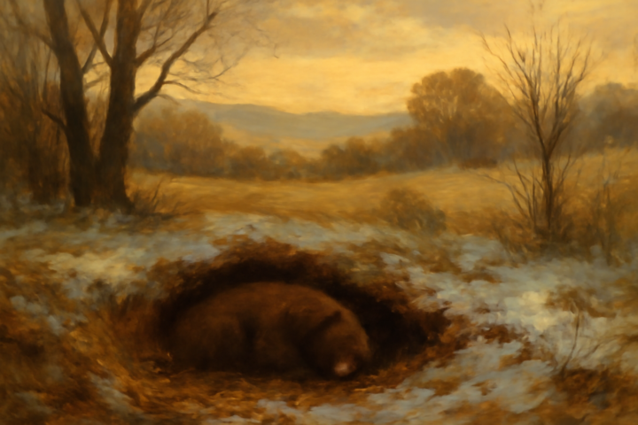 Perhaps I am a bear, or some hibernating animal underneath, for the instinct to be half asleep all winter is so strong in me.