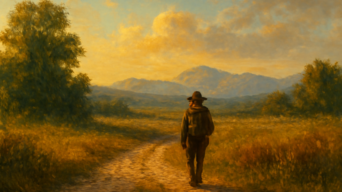 Strong and content I travel the open road.