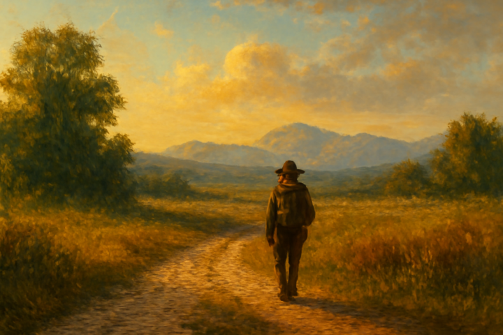 Strong and content I travel the open road.