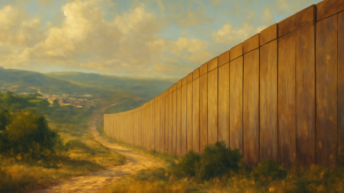 I want a strong border. I do want a wall. Walls do work, you just have to speak to the folks in Israel. Walls work if they’re properly constructed. I know how to build, believe me, I know how to build.
