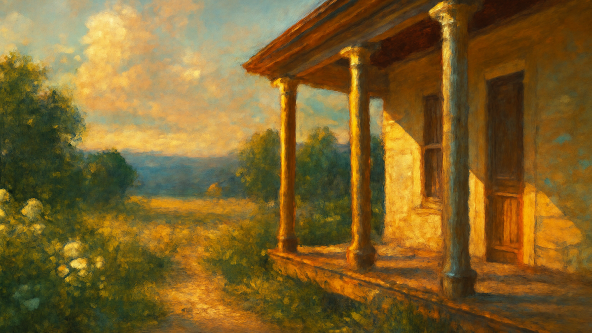 Marriage is like a well-built porch. If one of the two posts leans too much, the porch collapses. So each must be strong enough to stand on its own.