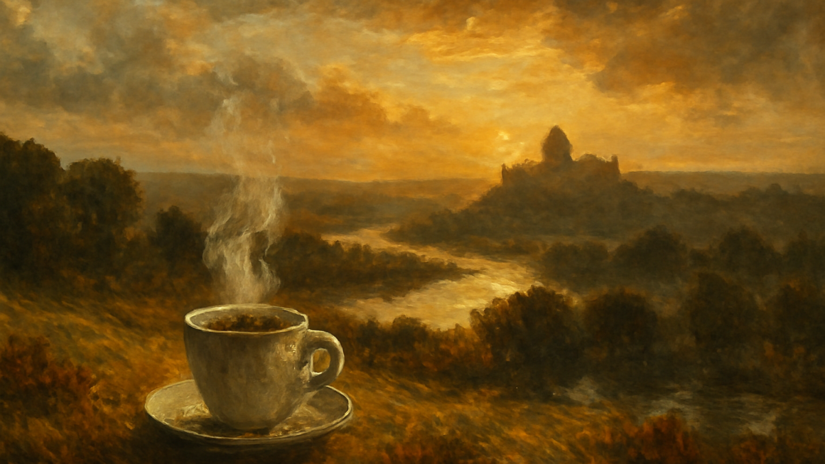 Strong coffee, much strong coffee, is what awakens me. Coffee gives me warmth, waking, an unusual force and a pain that is not without very great pleasure.