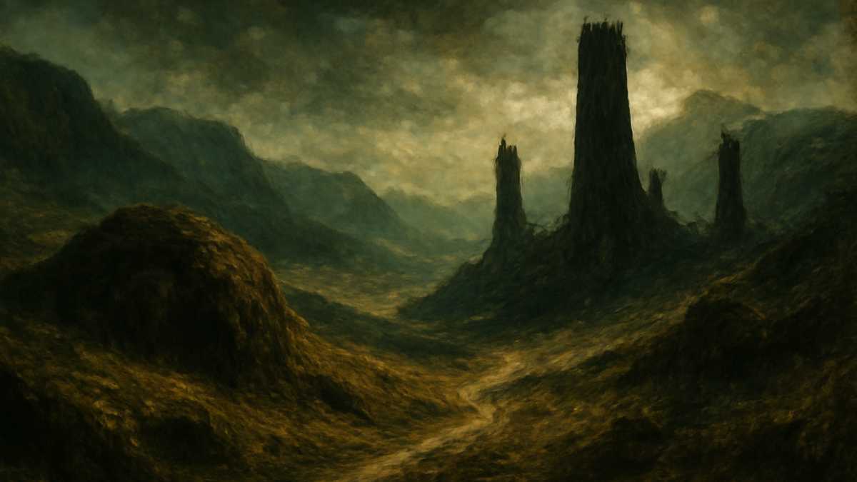 Though here at journey’s end I lie In darkness buried deep, Beyond all towers strong and high, Beyond all mountains steep, Above all shadows rides the Sun And Stars for ever dwell: I will not say the Day is done, Nor bid the Stars farewell.