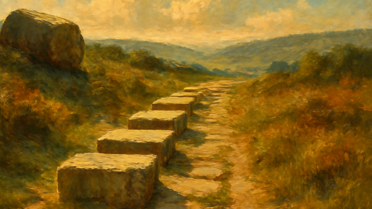 The block of granite which was an obstacle in the pathway of the weak, became a stepping-stone in the pathway of the strong.