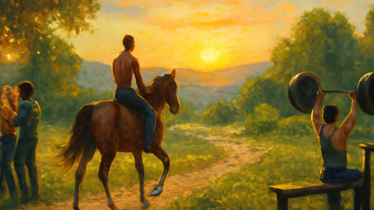 While you’re out there partying, horsing around, someone out there at the same time is working hard. Someone is getting smarter and someone is winning. Just remember that.