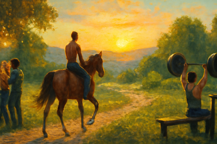 While you’re out there partying, horsing around, someone out there at the same time is working hard. Someone is getting smarter and someone is winning. Just remember that.