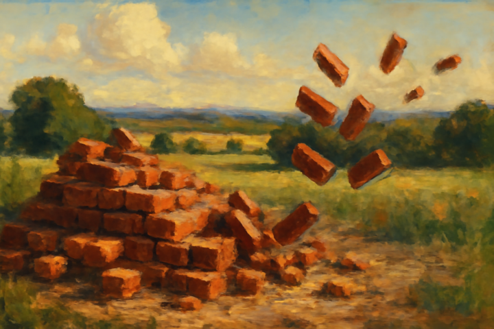 A successful person is one who can lay a firm foundation with the bricks others have thrown at them.