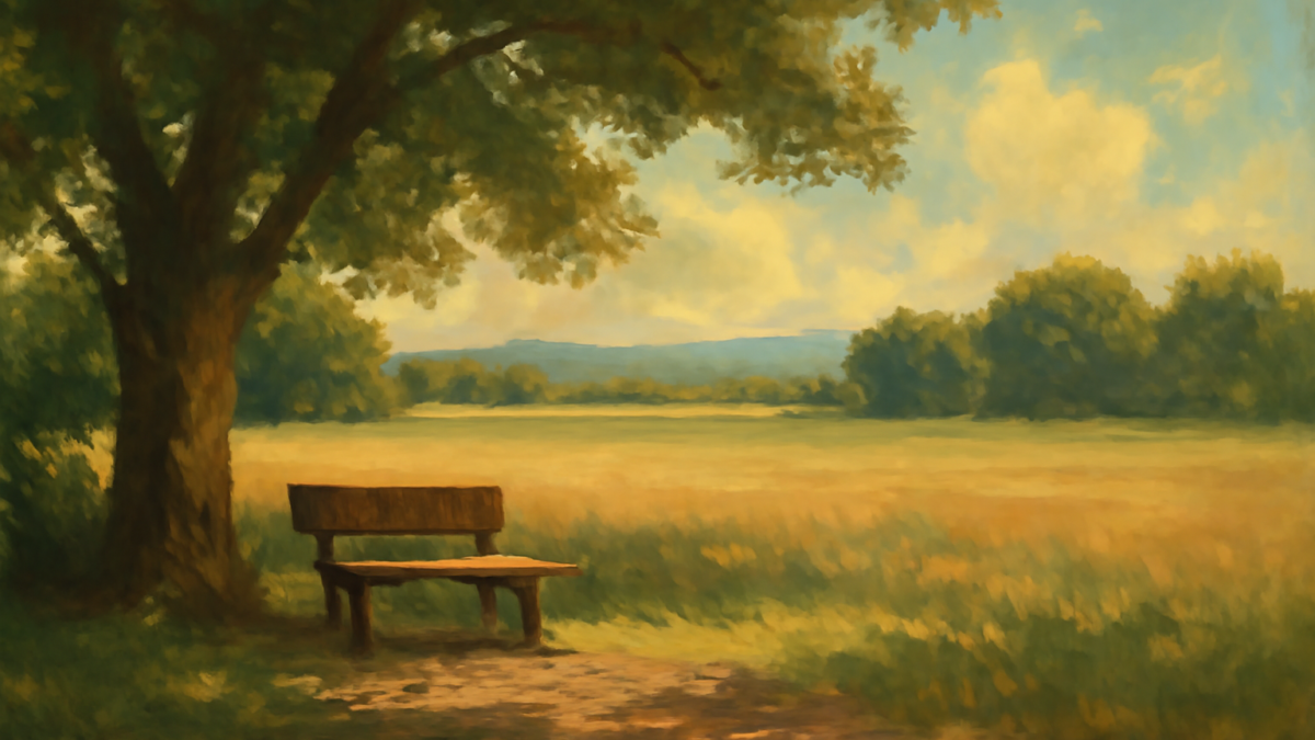 Someone’s sitting in the shade today because someone planted a tree a long time ago.