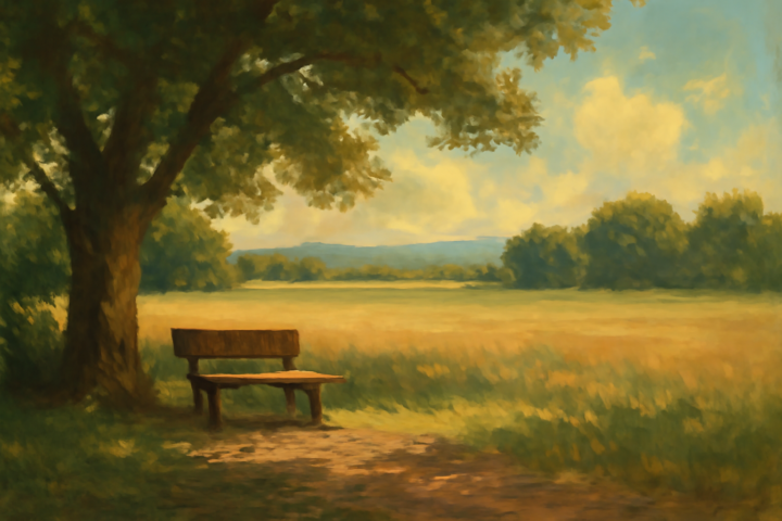 Someone’s sitting in the shade today because someone planted a tree a long time ago.