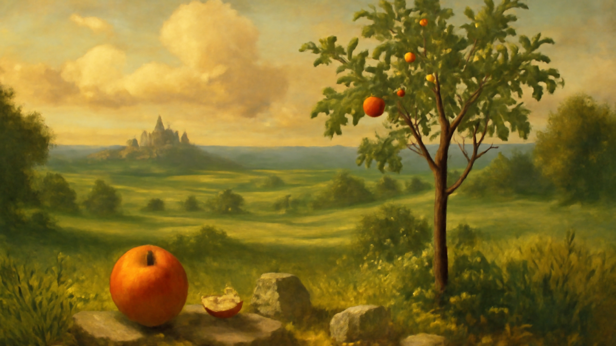 Even if I knew that tomorrow the world would go to pieces, I would still plant my apple tree.