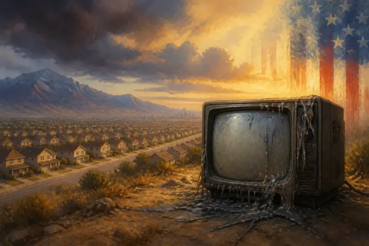 The Problem With Television Is That the People Must Sit and Keep Their Eyes Glued on a Screen; the Average American Family Hasn’t Time for It