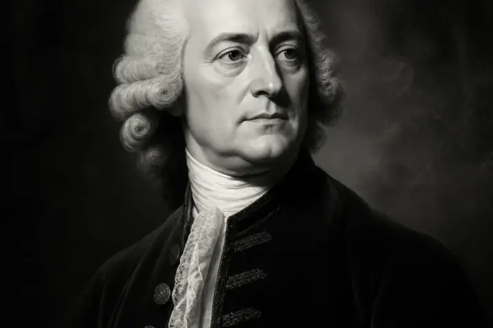 “I compare it to something behind a curtain, about which there is a great deal of bustle and fuss, and a wonderful air of seeming solemnity; but when by an accident, the curtain happens to be opened, and the company see what it is, they burst into laughter.”