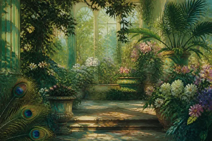 Green is the prime colour of the world, and that from which its loveliness arises.
