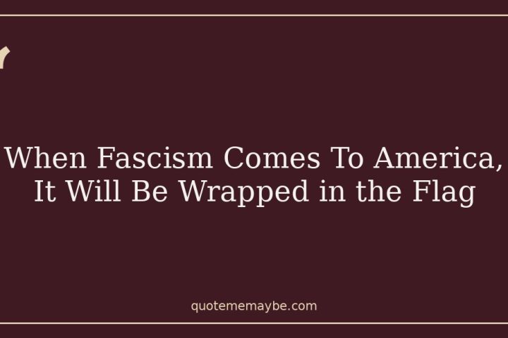When Fascism Comes To America, It Will Be Wrapped in the Flag