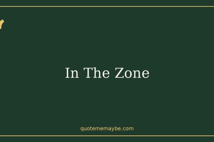 In The Zone