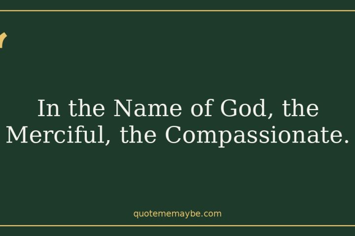 In the Name of God, the Merciful, the Compassionate.